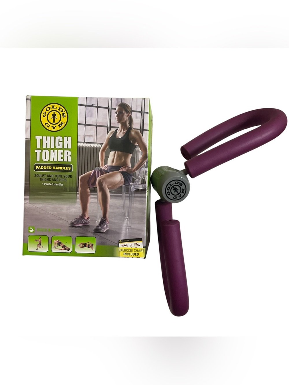 Gold’s Gym Thigh Toner with Padded Handles